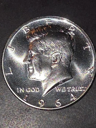 1964-P Kennedy Proof Half Dollar, 90% Silver,Cameo