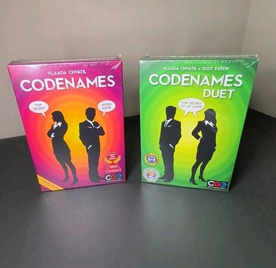 Codenames and Codenames Duet Two Word Deduction New Sealed Czech Games