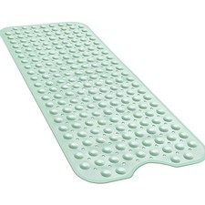 Bath and Shower Safety Mats 40x16 inch, Non Slip with Suction Cups for Bathro...