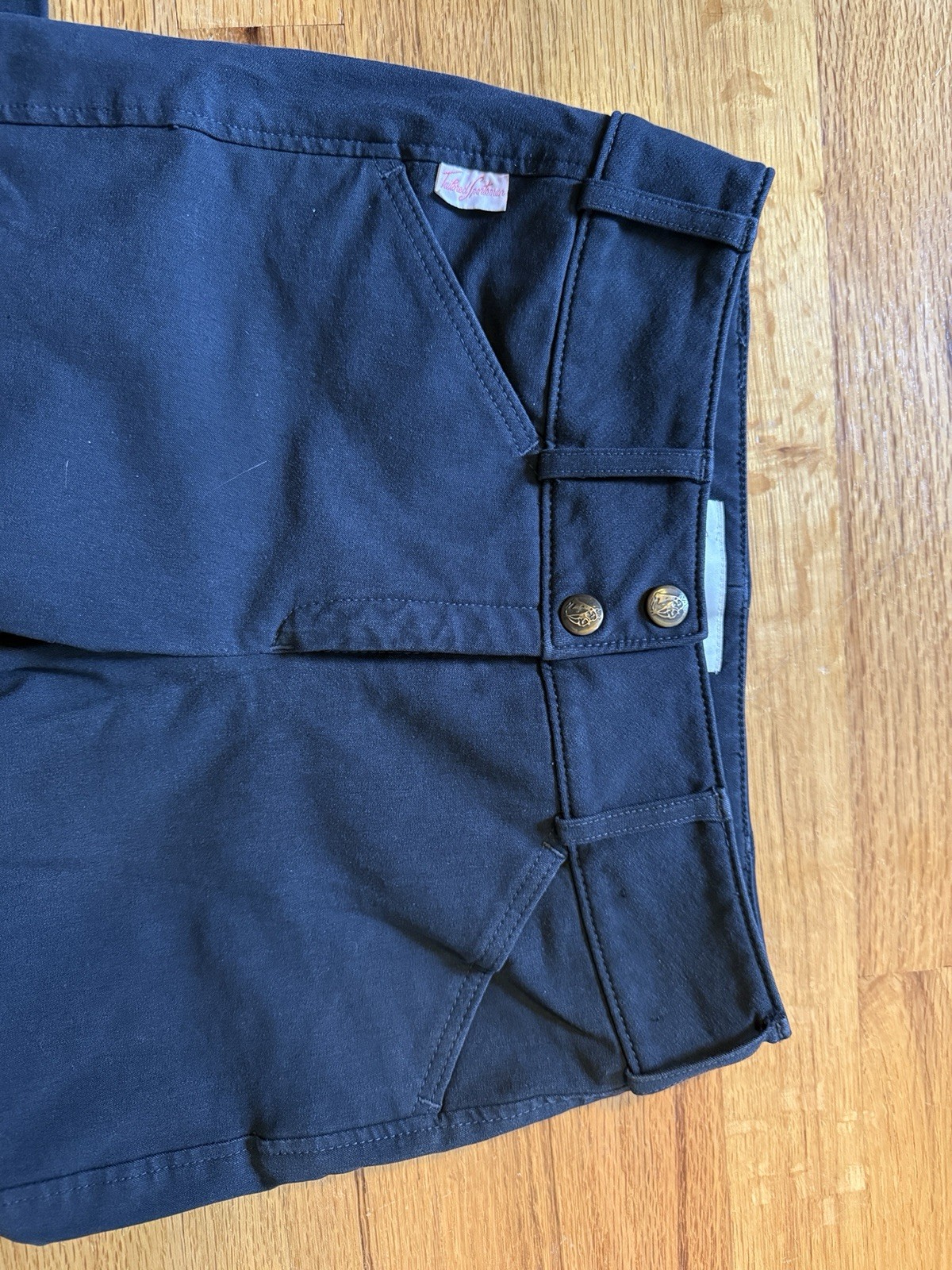 Tailored Sportsman 24R Charcoal Front Zipper Low Rise