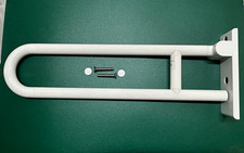 Hewi Stützklappgriff Serie 801 reinweiß, Stahlkern L=700 mm