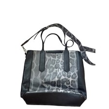 Steve Madden Grey Leopard Print Tote Bag
