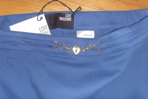 Gonna donna Love Moschino blu Italia taglia 46 US taglia 10 12 M nuova con etichetta - Foto 4 di 4
