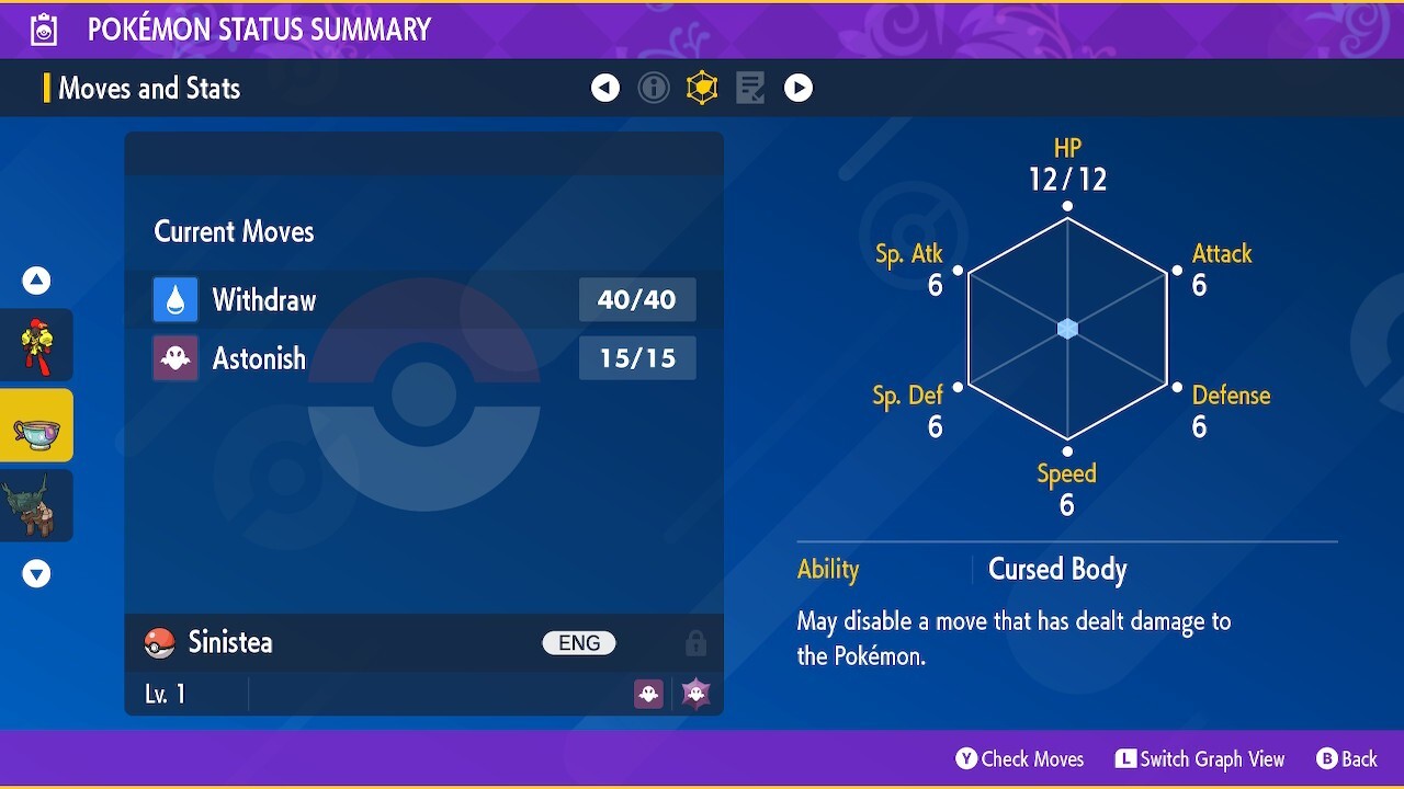 Pokémon Scarlet And Violet Shiny Sinistea Antique Form 6 Iv Same Day 