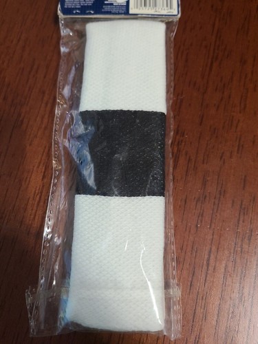 Franklin HeadBand One Size Antimicrobial Microbe Shield/Washable White/Blk - New - Picture 2 of 2