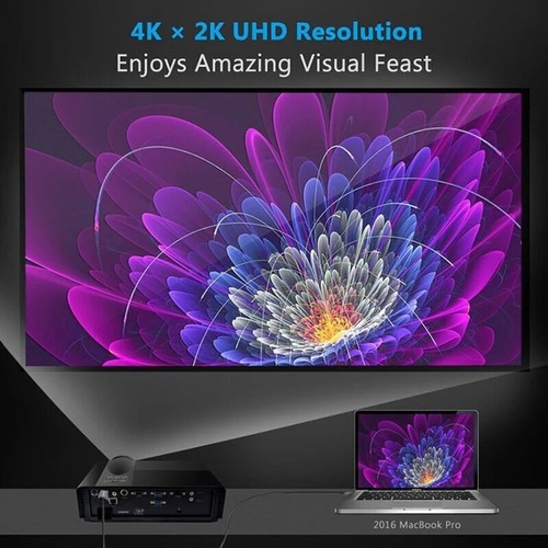 CAVO ADATTATORE VIDEO TYPE C e USB a HDMI HDTV TV PER SAMSUNG HUAWEI XIAOMI - Foto 6 di 6