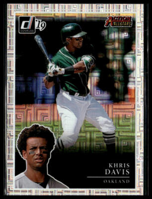 Khris Davis 2019 Donruss Card #AA9