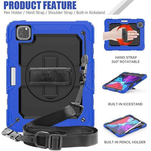 Robuste robuste drehbare Ständer Hülle Cover für iPad Pro 11"" 12,9"" 2021 2020 2018 - Bild 58 von 118