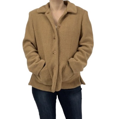 sandro teddy bear coat