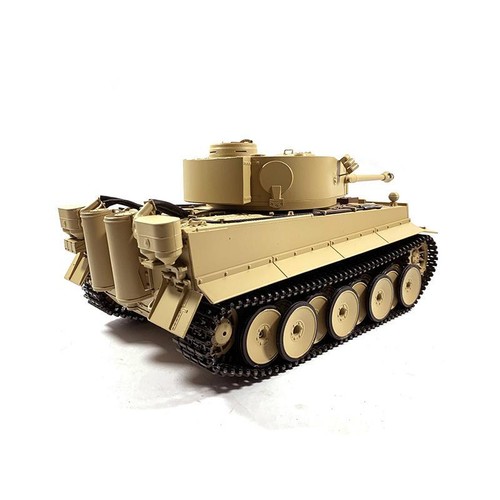 Almost 100% Metal Mato 1/16 Tiger I RC RTR Tank DIY BB Shooting Yellow Ver 1220 - Picture 6 of 10