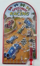 2002 Schylling Speedway Racing Pinball Tabletop Game Schylling Toys 10"  NC2