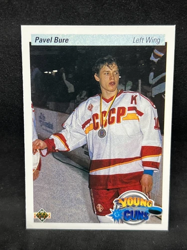 Pavel Bure 1990-1991 Upper Deck Young Guns #526 Vancouver Canucks RC