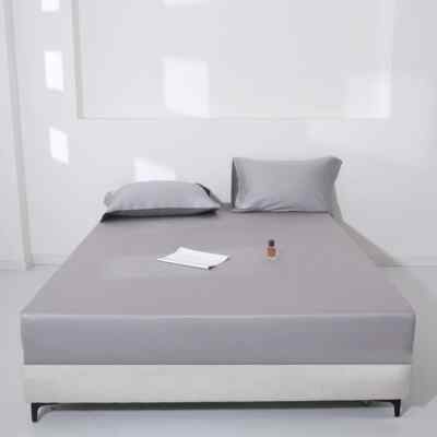 High-Quality Egyptian Cotton Fitted Sheet Mattress Bed Cover With Elastic Band