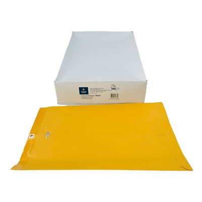 96 Envelopes Business Source 12'' x 15-1/2'' Kraft Clasp & Gummed Envelopes *READ*