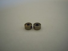 Ball Bearings For LIFE LIKE TOMY HO Slot Cars wide 2mm 2 bearings No ARM.Sanding