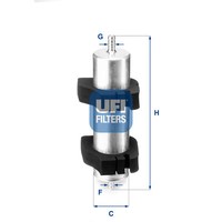 UFI Kraftstofffilter Passend FüR Audi Q5