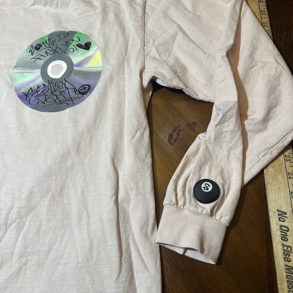 Camiseta CD rosa manga larga Section Eight talla XL EE. UU. Foto 2 de 4