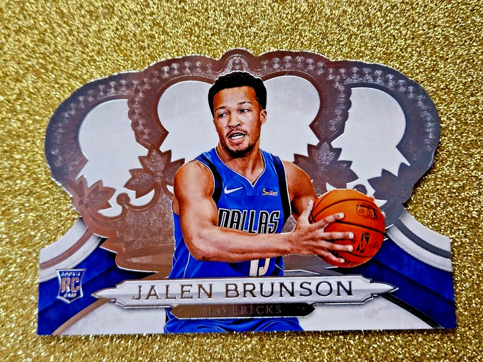 2018-19 Jalen Brunson Panini Crown Royale Rookie Die-Cut #11 MINT RC 💥💥 - Image 4 of 4