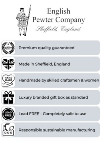 English Pewter Company Heavy Gauge King’s Shilling Pewter Beer Mug Tankard HG170 - Picture 4 of 9