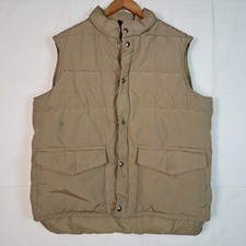 Vintage Woolrich Poly Filled Vest Size Large Puffer Insulated Made in USA 33156