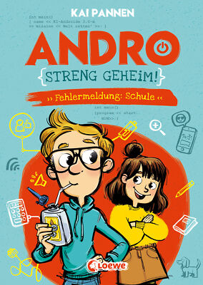 Kai Pannen; Loewe Kinderbücher; Mareikje Vogler / Andro, streng geheim! (Band 1)