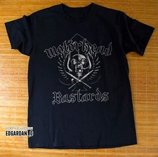 Motorhead Bastards Album 11st  Rock Band Black Unisex T-shirt Size S-5XL