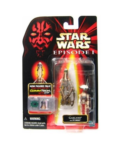 Hasbro Gascano with Pit Droid Star Wars Episodio I Collection 3 comm talk chip - Picture 3 of 3