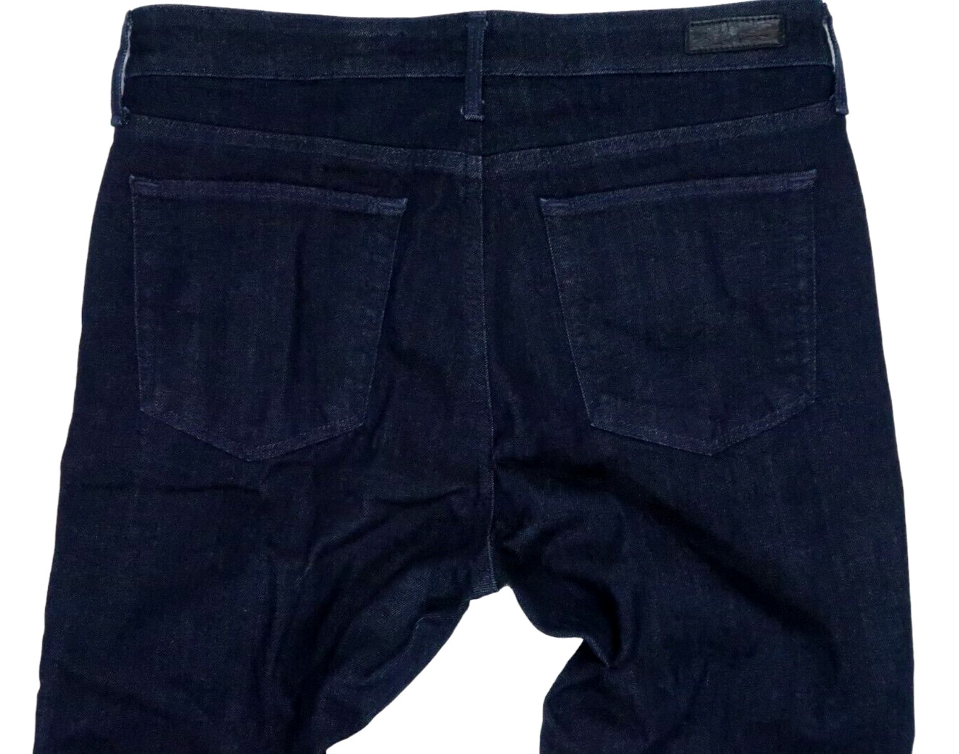 AG ADRIANO GOLDSCHMIED THE JANIS PETITE 32 P X 32 HIGH RISE FLARE DARK JEANS BLU thumbnail 13