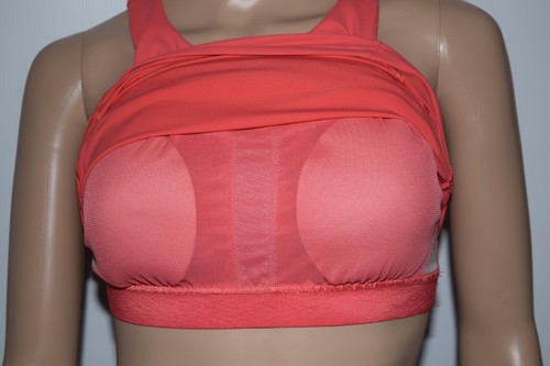 LULULEMON Invigorate Training Built-In Shelf Bra Padded Orange Tank Top Size 8 - Picture 5 of 6