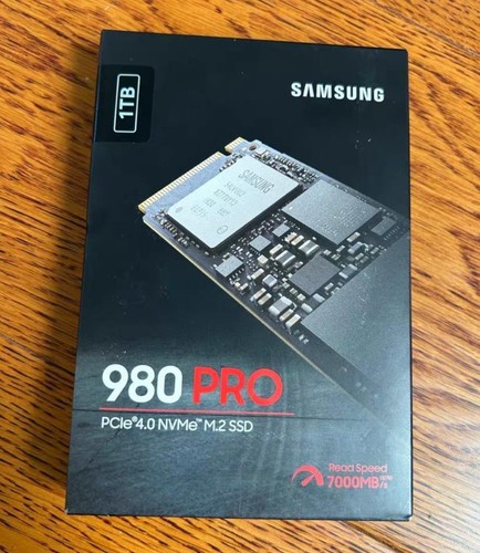 New Samsung 980 PRO 1TB Internal SSD PCIe 4.0 x4 NVMe M.2 2280 MZ-V8P1T0 - 第 1/3 張圖片
