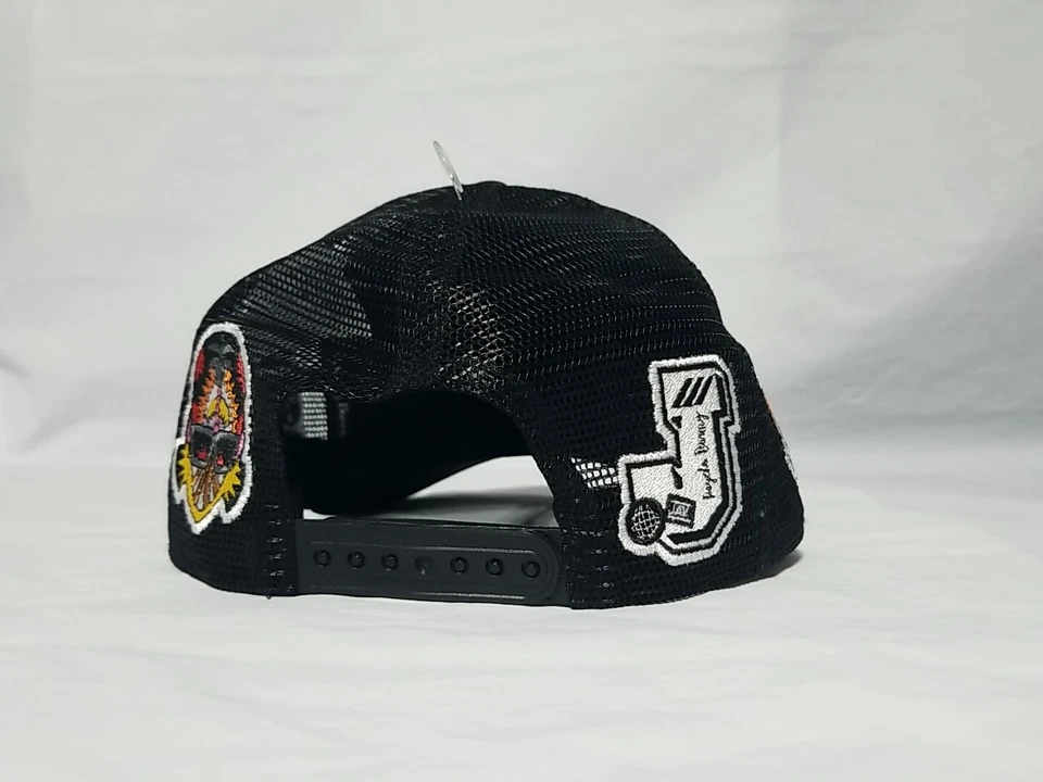 Daddy Yankee Psycho Bunny Charity Cap Adjustable Snapback Mesh Back Trucker Hat - Image 4 of 4