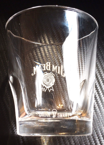 Vintage Jim Beam geätzte Lowball Rocks 8oz Whiskey Bourbon Gläser 2er Set - Bild 2 von 9