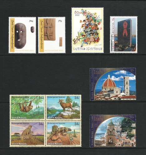 2002 United Nations NY Year Set MNH, Scott #817-#835