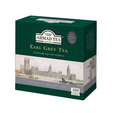 EARL GREY Black Tea AHMAD 100 Tea Bags