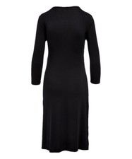 Times 2 | Black Three-Quarter Sleeve Wrap Dress - Plus Too Size 3X