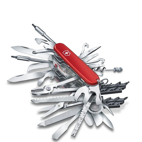 Victorinox Swiss Army Knife 91mm 73 functions Swiss Champ XXL 1.6795.XXL - Picture 2 of 6