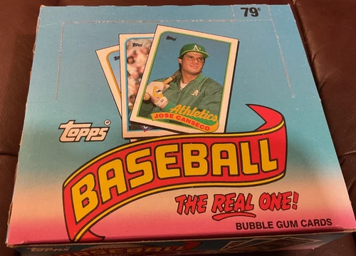 1989 TOPPS BASEBALL - UNOPENED SEALED PACKS - PETE ROSE ON TOP