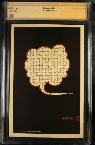 Batman #663 CGC 9.8 SS Signed by Andy Kubert Joker and Harley Quinn - Bild 2 von 2