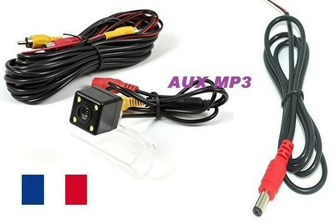 Camera de recul LED Peugeot 407 207 DS4 grand angle 170 degrés avec étanchéité renforcée