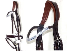 FSS RADIENT CLEAR Crystal FREEWAY CUT-AWAY WHITE Comfort MonoCrown PATENT Bridle