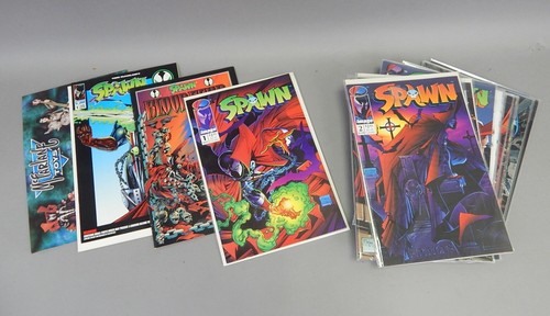 Lote de cómics de Malibu de imagen de Spawn 1992 McFarlane #1 primera impresión 2 5 7-18 - Imagen 1 de 9