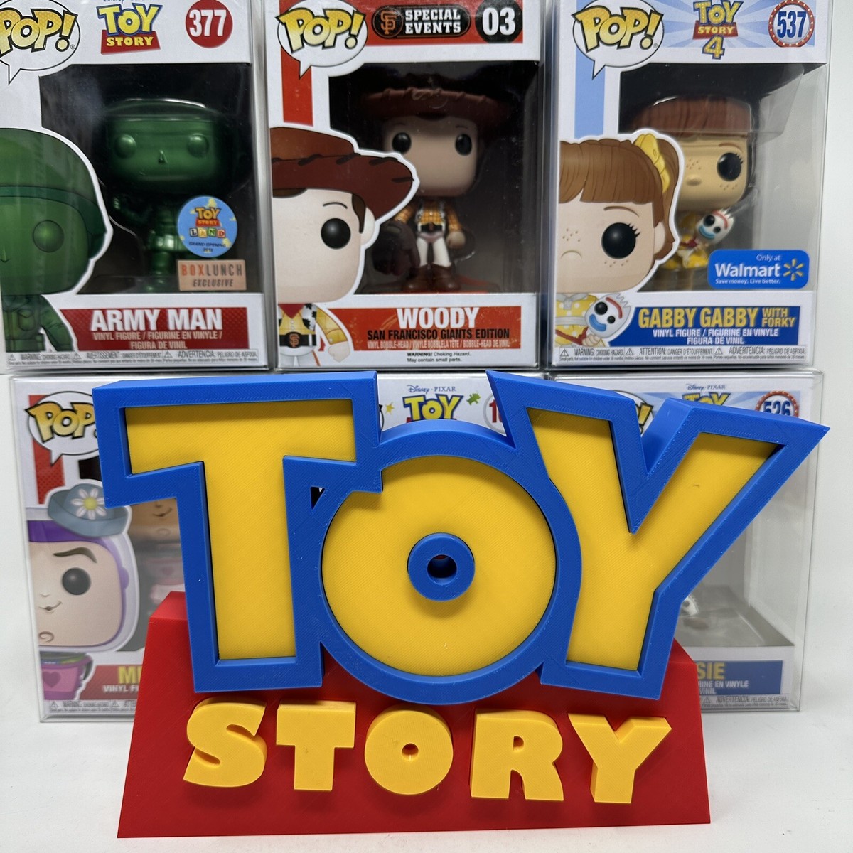 3D Printed Disney Pixar TOY STORY LRG Sign for your Funko