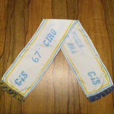 SCIARPA CicIismo FRANCESCO MOSER 67° giro d'italia 1984 SCARF Eroica Bici Record