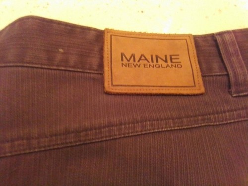Maine Brown Cord Trousers -100% Cotton 