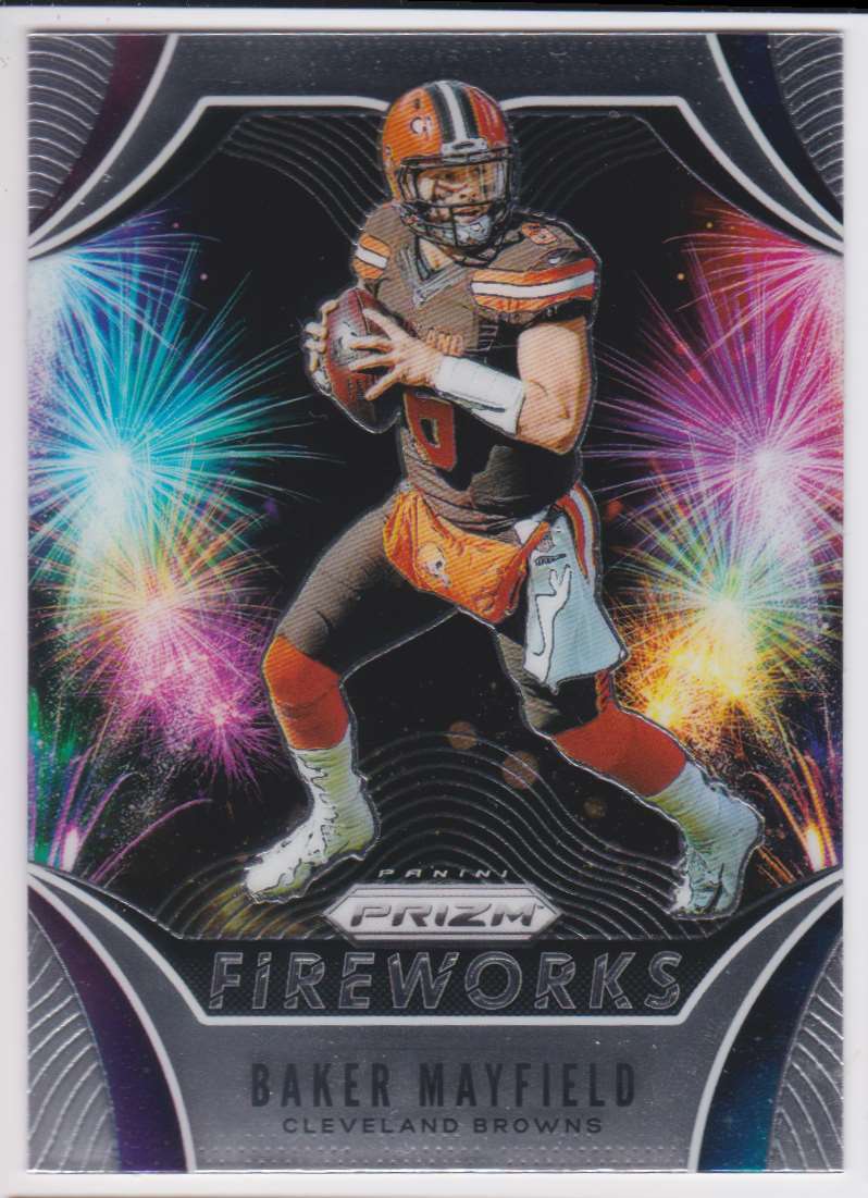 2019 PANINI PRIZM FIREWORKS BAKER MAYFIELD CLEVELAND BROWNS #FW-BM