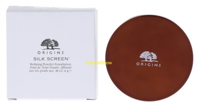 ORIGINS SILK SCREEN REFINING POWDER MAKEUP PRESSED .38 OZ / 11 G FULL SIZE NIB