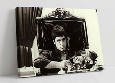 SCARFACE 2 LARGE CANVAS WALL ART FLOAT EFFECT/FRAME/PICTURE/POSTER PRINT-