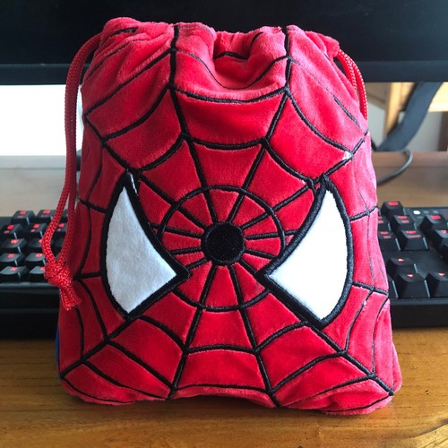 spiderman pouch bag drawstring bag makeup bags phone holder jewelry bag gift