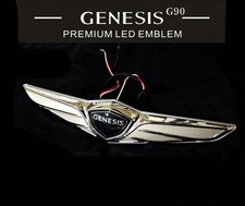 Front Hood Wing Logo 2way Led Emblem Badge For 2016 2017 Hyundai Genesis G90