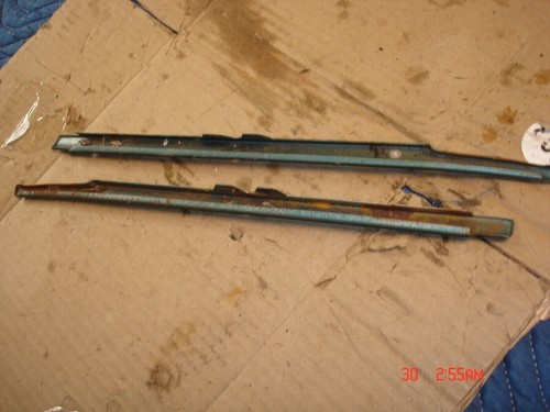 1964 Pontiac Grand Prix Package Tray / Sail Panel End Trim Pair Original GM - Picture 3 of 3
